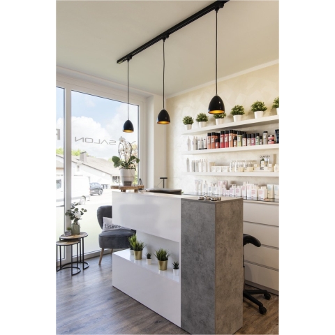 SLV 230V-railsysteem lamp GU10 Zwart, Goud