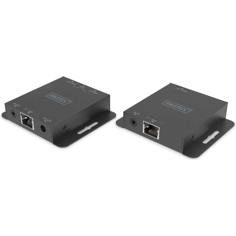 Digitus DS-55519 1 poort HDMI Extender set Zwart