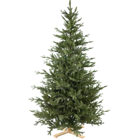 Kunstkerstboom Goteborg PE met houten voet 213 cm - National Tree Company