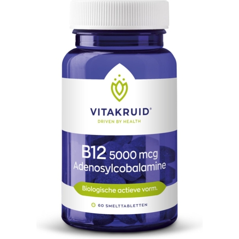 2x Vitakruid B12 Adenosyl 5000 Mcg 60 tabletten
