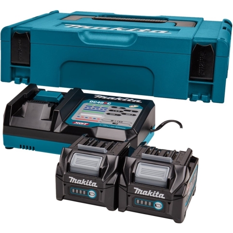 Makita Startset XGT DC40RC/2xBL4025 - 191V27-4