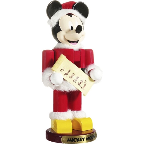 Santa Mickey Mouse Nutcracker 10 Inch - Kurt S. Adler