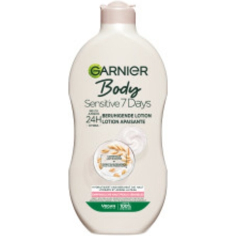 6x Garnier Body Sensitive 7 Days Verzachtende Bodylotion 400 ml