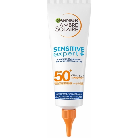 2x Garnier Ambre Solaire Sensitive Expert+ Zonbeschermingsserum SPF 50+ 125 ml