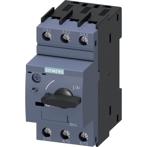 Siemens 3RV2011-1FA10 Vermogensschakelaar 1 stuk(s) Instelbereik (stroomsterkte): 3.5 - 5 A Schakelspanning (max.): 690 V/AC (b x h x d) 45 x 97 x 97 mm