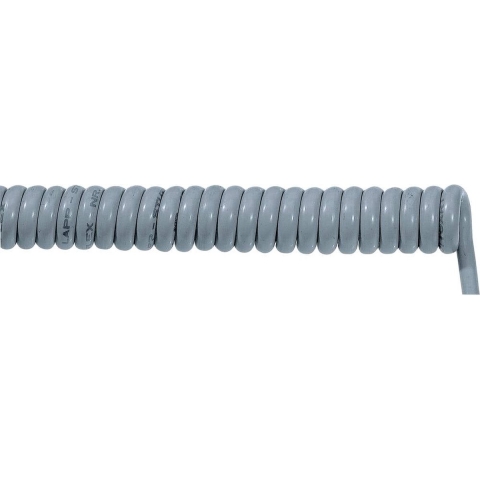 LAPP 73220361 Spiraalkabel UNITRONIC® SPIRAL LiF2Y11Y 200 mm / 800 mm 6 x 0.25 mm² Grijs 1 stuk(s)