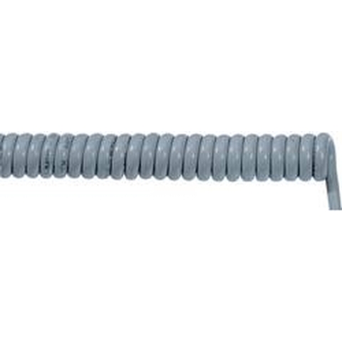 LAPP 73220363 Spiraalkabel UNITRONIC® SPIRAL LiF2Y11Y 400 mm / 1600 mm 6 x 0.25 mm² Grijs 1 stuk(s)