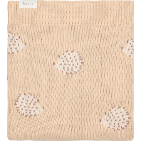 Koeka Ledikantdeken Hedge Hugs - 100x150 cm - Sand