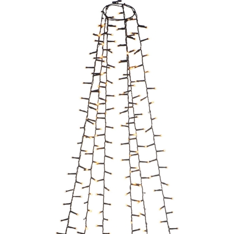 Konstsmide 6650-800 LED-boommantel Buiten Energielabel: F (A - G) werkt op het lichtnet LED Barnsteen Verlichte lengte: 2.4 m