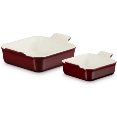 LE CREUSET - Aardewerk - Ovenschaal Set/2 Rhone 13&20cm