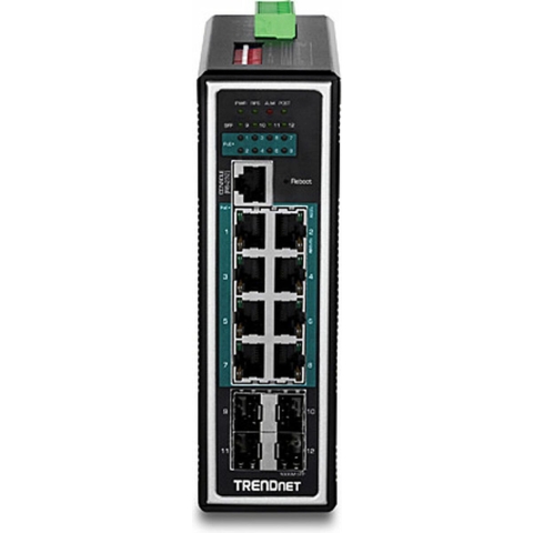 TrendNet TI-PG1284i Industrial Ethernet Switch 10 / 100 / 1000 MBit/s