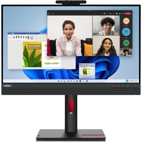 Lenovo ThinkCentre Tiny-in-One 24 Gen 5 LED-monitor Energielabel D (A - G) 60.5 cm (23.8 inch) 1920 x 1080 Pixel 16:9 6 ms DisplayPort, HDMI, USB-B, USB 3.2