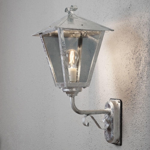 Konstsmide Benu Up 434-320 Buitenlamp (wand) Spaarlamp, LED E27 100 W Staal