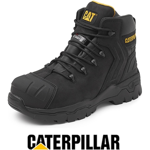 CAT Everett P725322 HRO S3 Hoog | Werkschoen | Zwart | Maat 46 - 00.030.029.46 00.030.029.46