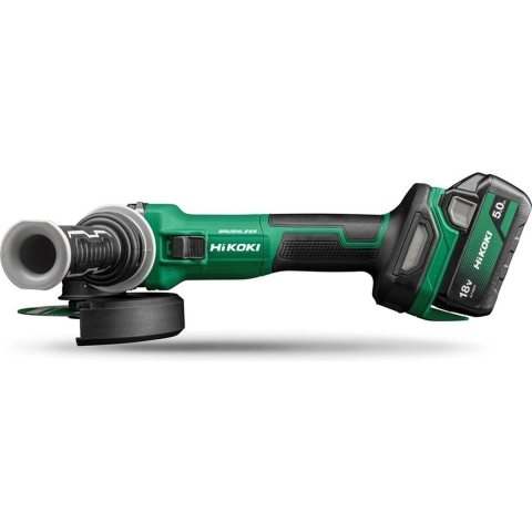 Hikoki G1813DE WQZ Accu Haakse slijpmachine | 18V | 125mm | Inclusief 2 accu&apos;s en lader | in HSC II koffer G1813DEWQZ