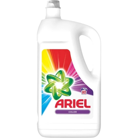 4x Ariel Wasmiddel Color 80 Wasbeurten 2,64 liter
