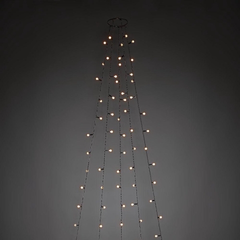 Konstsmide 6367-820 LED-boommantel Binnen Energielabel: G (A - G) werkt op stekkernetvoeding Aantal lampen 150 LED Barnsteen Verlichte lengte: 1.8 m