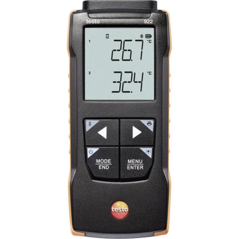 testo 922 Temperatuurmeter -50 - +1000 °C Sensortype K