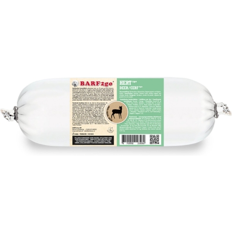 10x BARFmenu 2Go Hondenvoer Hert 900 gr
