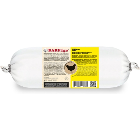10x BARFmenu 2Go Hondenvoer Kip 900 gr