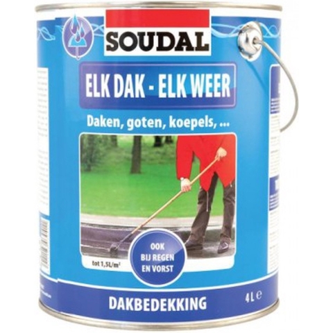 Soudal Elk Dak - Elk Weer | Grijs | 4 l - 101520