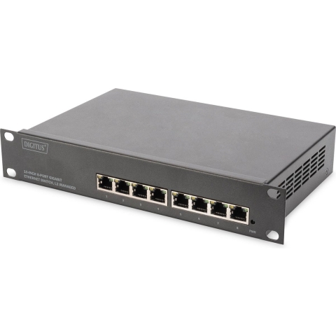 Digitus DN-80117 Managed Netwerk Switch 8 poorten 10 / 100 / 1000 MBit/s