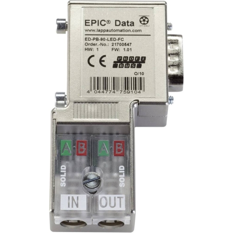 LAPP 21700547 Sensor/actuator verdeler en adapter Aantal polen (sensoren): 9 Stekker, haaks 1 stuk(s)
