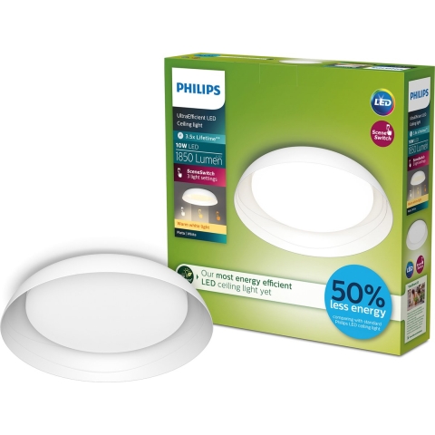 Philips 8720169301016 Fleta LED-plafondlamp LED 10 W Wit