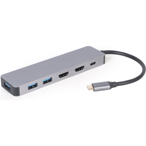 Cablexpert USB-C 3-in-1 multi adapter USB-C dock 3-voudig - 9530504