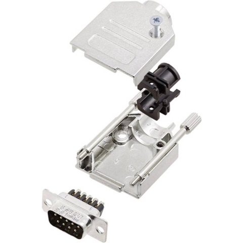 Amphenol L17DTZK25+L717DB25PST D-sub male connectorset 180 ° Aantal polen: 25 Schroeven 1 stuk(s)