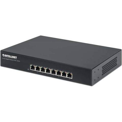 Intellinet 560641 Netwerk switch 8 poorten 1 GBit/s PoE-functie