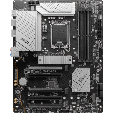 MSI PRO B760-P II Moederbord Socket Intel 1700 Vormfactor ATX Moederbord chipset Intel® B760