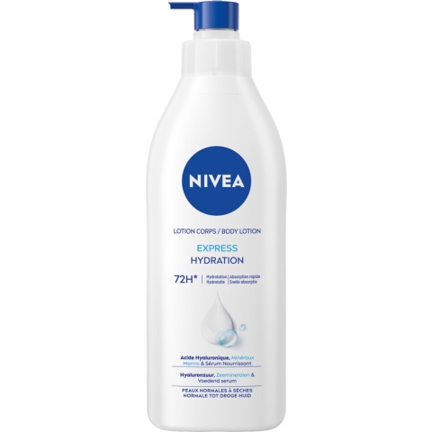 6x Nivea Bodylotion met Pomp Express 400 ml