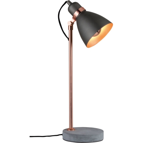 Paulmann Neordic Orm 79624 Bureaulamp LED E27 20 W Beton-grijs, Koper