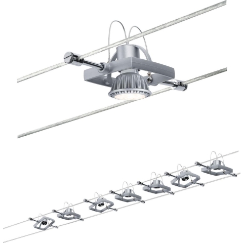 Paulmann MacII 94152 Kabelsysteem compleet GU5.3 70 W LED Chroom (mat)
