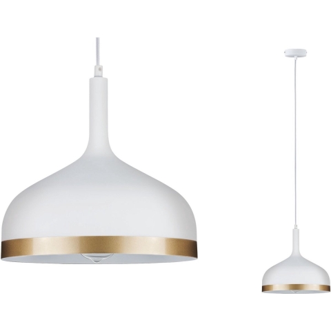 Paulmann Neordic Embla 79628 Hanglamp LED E27 20 W Wit (mat), Goud