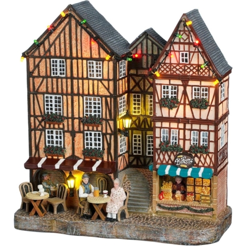 Facade street battery operated l23,5xb11xh25cm - Luville
