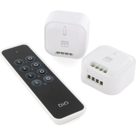 DiO 54852 Set met 2 modules voor rolluiken en afstandsbediening
