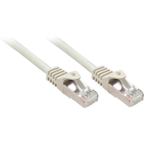 LINDY 48399 RJ45 Netwerkkabel, patchkabel CAT 5e F/UTP 5.00 m Grijs 50 stuk(s)
