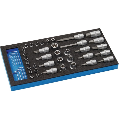 Promat Gereedschapsmodule | 46-delig 1/3-module | dopsleutel - 4000871250 4000871250