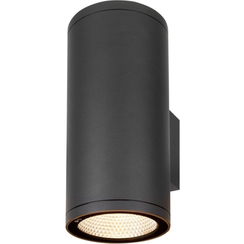 SLV ENOLA ROUND L UP/DOWN 1003441 LED-buitenlamp (wand) LED vast ingebouwd 53 W Antraciet