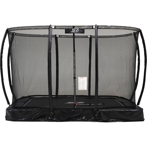 Trampoline - Senz Sports - Premium - 214 x 305 cm - Rechthoek - Ingrou