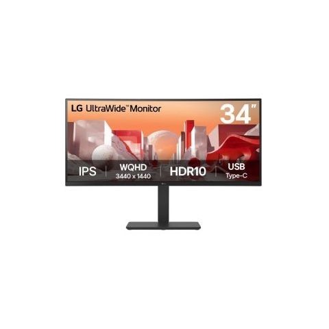 LG 34BA75QE-B 34  Wide Quad HD IPS Monitor