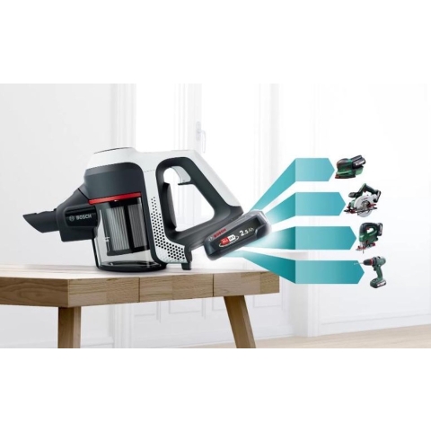 Bosch Haushalt Unlimited BKS611MTB Accu-handstofzuiger Incl. mini-turboborstel, Zakloos