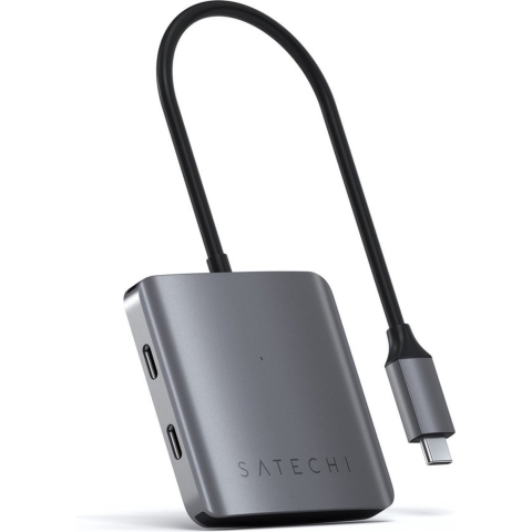 Satechi ST-UC4PHM USB-combi-hub 4 poorten Spacegrijs