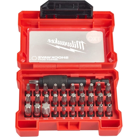 MILWAUKEE Shockwave 32-delige schroefbitset met riemclip - 4932464240