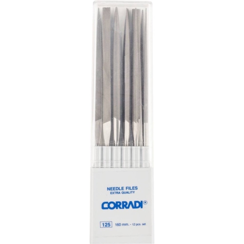 PFERD 12325163 CORRADI naaldvijlenset Zwitserse kap 1 in kunststof box Lengte 160 mm 1 stuk(s)