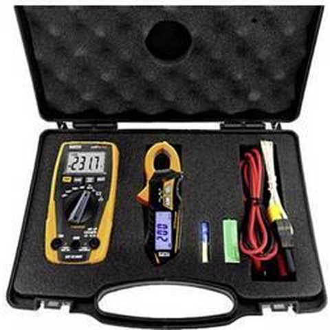 HT Instruments e-KIT Multimeter, Stroomtang Digitaal CAT III 600 V Weergave (counts): 4000