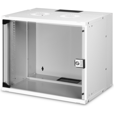 Digitus DN-49204 19inch-wandkast (b x h x d) 540 x 460 x 400 mm 9 HE Grijs, Grijs (metalen behuizing), Grijs (RAL 7035)