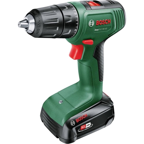Bosch Home and Garden 06039D8006 Accu-schroefboormachine 18 V 1.5 Ah Li-ion Incl. accu, Incl. lader, Incl. koffer, Incl. accessoires